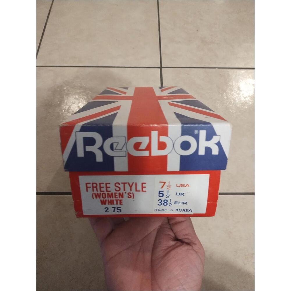Vintage 80s‎ Reebok Freestyle Sneakers Original BOX ONLY size 7.5
